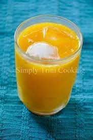 Orange-mango Juice Simply Trini Cooking Mango Juice Carribean Food Caribbean Drinks