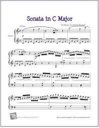 Mozart Piano Sonata In C Major K545 Sheet Music Pin En Musica