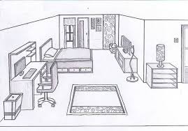 Bedroom Design Drawing Best Drawing Skill How To Draw A Bedroom Step By Step Interior Design In 2020 Bedroom Drawing Interior Design Sketch Interior Design Sketches