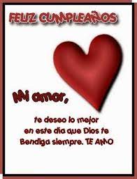 ❤ frases de cumpleaños para mi novio o esposo. Feliz Cumpleanos Amor Con Mensajes Romanticos