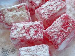 Llokume Turkish Delight Recipe Dishmaps Loukoum Recette Bonbons Faits Maison Loukoum