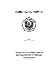 Itulah yang dapat kami bagikan terkait buku geometri analitik bidang dan ruang. Buku Geometri Analitik Pdf Masnurul