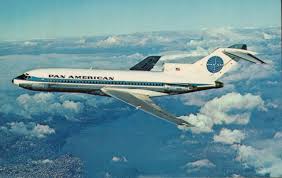 Airplane Postcards Pan Am Boeing 727 Airline Issued Pan American Airlines Boeing 727 Vintage Airlines