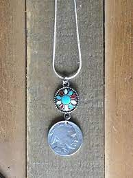 1930 Vintage Buffalo Nickel Pendant Necklace Coin Pendant Pendant Necklace Unique Jewelry