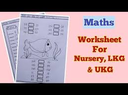 Printable math worksheets from k5 learning. Maths Worksheet For Nursery Lkg And Ukg Maths Worksheets Worksheets For Kids Youtube