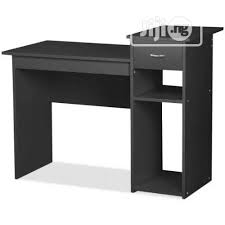 Thinking outside of the box can help you to find space for a home office in unexpected places, like a bedroom corner. Yaheetech Small Space Home Office Black Computer Desk With Drawers An In Ojo Furniture Daniel Nnamani Jiji Ng