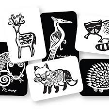 Black And White Baby Toys Amazon Art Cards For Baby Cute And Interesting It S References Interesting Research About Babies Ability To Engage With Hi Card Art Woodland Art Baby Toddler Toys