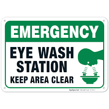 B 29 x h 56 x d 12 cm. Eye Wash Station Signs Emergency Sign 10x7 Rust Free Aluminum Weather Fade Resistant Easy Mounting Indoor Outdoor Use Made In Usa By Sigo Signs Amazon Com Industrial Scientific