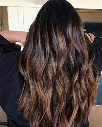 60 Hairstyles Featuring Dark Brown Hair With Highlights Hair Color For Black Hair Long Hair Styles Brown Black Hair Color