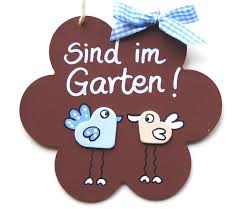 Sind Im Garten Schild Garten Gartenschilder Gartendekoration