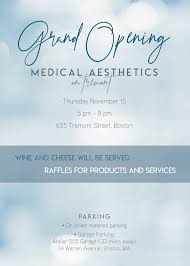 He has a special interest in the treatment of . Grand Opening Alert Medical Aesthetics On Tremont Caught In Southie