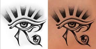 It is also used to protect both the living and the dead from evil forces. Eye Of Horus Tattoo Horus Tattoo Egyptian Eye Tattoos Evil Eye Tattoo