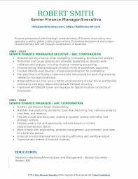 Senior finance managers are those experienced professionals who support the business in making a better financial decision. Senior Finance Manager Resume Samples Qwikresume