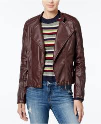 Jou Jou Faux Leather Jacket Reviews Coats Women Macy S Leather Jacket Jackets Leather Jackets Online