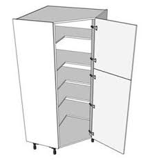 Www Diy Kitchens Com Kitchen Units Tall Larder 2150mm High Tall Diagonal Corner Larder Unit 2150mm X 1000mm X Larder Unit Kitchen Corner Units Corner Pantry