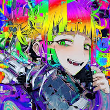 Especially those who love rainbow and anime! Glitchcore Anime Pfp Aesthetic Anime Anime Cybergoth