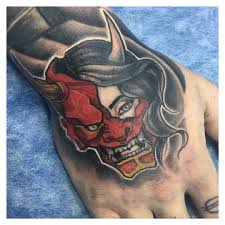 Red hannya mask tattoo indicates that someone who wears this tattoo has completely lost their control and become a demon. Update 36 Powerful Hannya Mask Tattoos August 2020