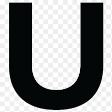A note with an alphabet in one line for some languages. Letter Case U Alphabet Horseshoe Magnet Ø®Ù‡Ù… Text Rectangle Png Pngegg