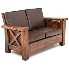 Western Winds Weathered Wood Loveseat Wood Furniture Plans Pallet Furniture Wooden Living Room Furniture