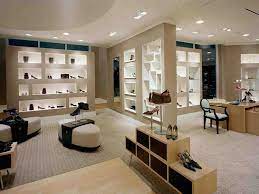 lattice shaped display rack shop interior shop design interior shop interior design