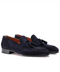 suede tassel loafers