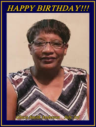 Happy Birthday to Gloria Smith Anderson