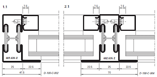 Verriere interieure coulissante creacier photo n 65. Chassis Acier Janisol Descasystem