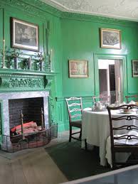 Martha Washington S Dining Room I Vow To Make A Room In My House This Color Home Monochromatic Room Interior