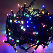 Led Christmas Lights Multi Colour 5m Rubber Cable Fairy Light Led Christmas Lights Coloured Fairy Lights Fairy Lights