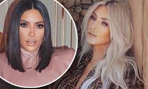 The mogul, who just said goodbye to her longtime reality. Kim Kardashian Contemplates Dyeing Her Hair Blonde Daily Mail Online