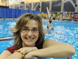 Sylvie Frechette offers advice to Olympic women's soccer team