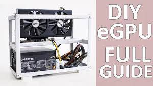 You can use your laptop throughout the course of the day as a portable device, and then plug it into an external graphics card. Make Your Own Egpu Desktop Gpu To Laptop Full Guide Youtube