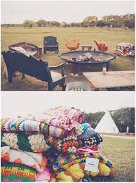 Unique Wedding Reception Ideas Venue Styling Inspiration Bonfire Wedding Camp Wedding Backyard Wedding