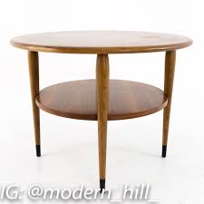 Lane Acclaim Mid Century Two Tier Round Side End Table In 2020 End Tables Mid Century Modern Furniture Mid Century