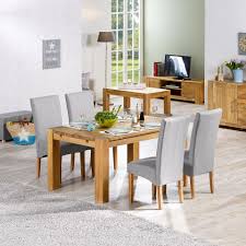 Essgruppe Goliath Tom 100x160 4 Stuhle Grau Haus Deko Esszimmerstuhl Grosser Esstisch