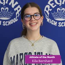 Help us in congratulating our amazing January star Saddlelites, who help  make Regina all the more bright!🌟 ⭐Athlete of the Month: Ella Barnhard  Scoring in almost every game so far this season,