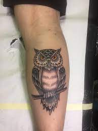Another Owl Robert Rasic At Door Number Four Tattoo In Vienna Austria Tattoos Cool Tattoos Sleeve Tattoos