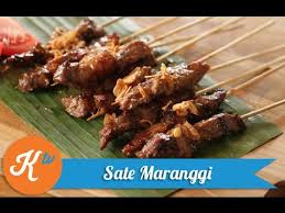 1 kg daging kambing 30 tusuk sate bahan bumbu kacang: Resep Sate Maranggi Satay Maranggi Recipe Video Gerry Girianza Youtube