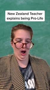 New Zealand teacher explains being pro life #comedy #newzealand #politics  #roevwade