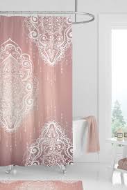 Pretty Bathroom Ideas Pretty Pink Shower Curtains For Girls This Pink And White Bathroom Shower Curtain Pink Shower Curtains Pretty Bathrooms Pink Showers