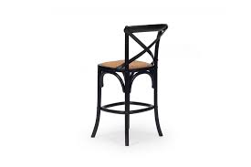 Check spelling or type a new query. Provincial Cross Back Counter Stool Black Abide Interiors