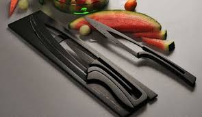 Deglon 4 Meeting Knives Black Designed By Mia Schmallenbach Cuisine Gadget Cuisine Couteau De Cuisine
