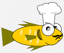 Gambar ikan nila untuk diwarnai. Kartun Ikan Mas Sedang Memasak Makanan Daun Png Pngegg