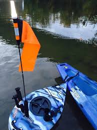 Mount A Safety Flag And Navigation Light On Your Kayak Kaddy Kayaktrips Canoemods Kayaksupplies Kayaking Gear Kayak Accessories Kayak Fishing