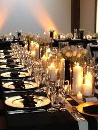 Stunning Wedding Flower Ideas Modwedding Wedding Table Settings Black Gold Wedding Wedding Table