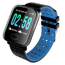 Olix A6 Smart Watch Akilli Saat Suya Dayanikli Nabiz Olcer Mavi N11 Com Smartwatch Akilli Saat Mavi