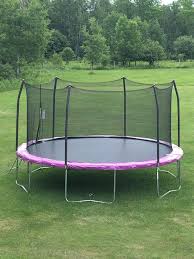 Daily 10 minutes of jumping cardio would efficiently burn calories, strengthen blood circulation and rebuild muscles. Skywalker Trampolines 15 Round Trampoline With Enclosure Green Box 1 Of 2 Walmart Com Walmart Com