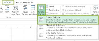 Wie sie in excel 2016 ihre eigene rechnungsvorlage erstellen und als pdf versenden können, möchten wir in dadurch springen sie dann immer direkt in die nächste zeile. Excel Zeile Fixieren Bzw Einfrieren Eine Oder Mehrere Zeilen