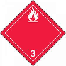 Tdg Hazard Class 3 Shipping Label Flammable