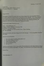 Contoh Surat Dinas Singkat Brainly